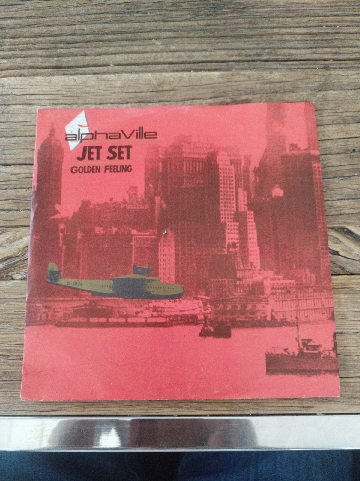 Alphaville - Jet Set (Golden Feeling) 7 inch single, Gebruikt, Originele persing, 7 inch, Ophalen of Verzenden