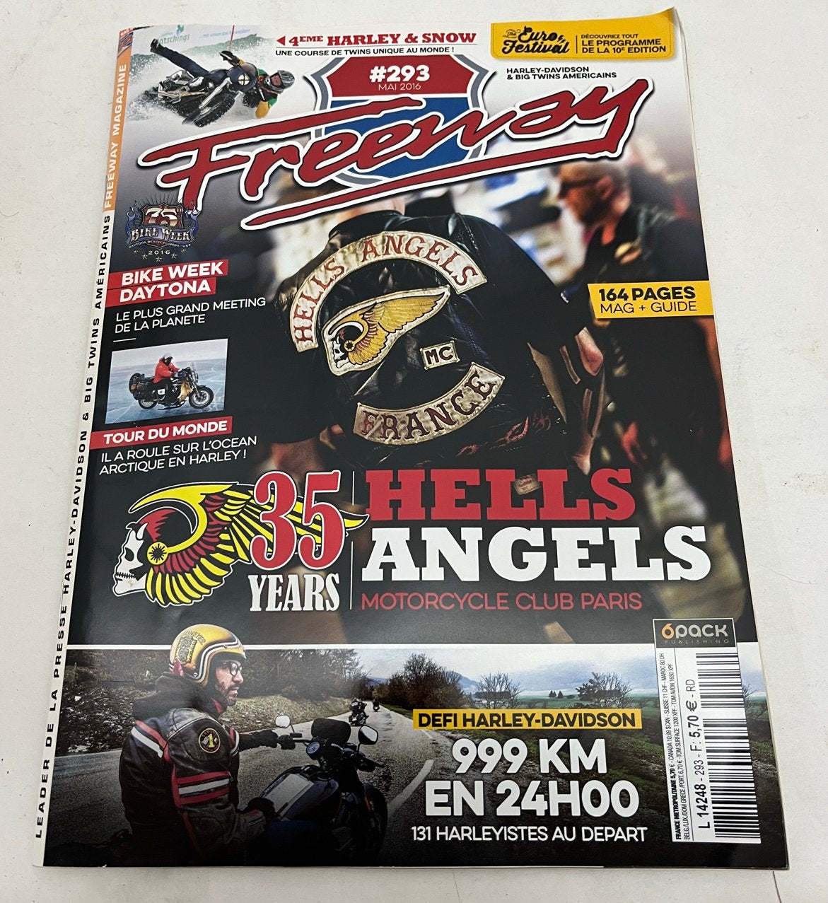 Freeway Frans Motormagazine met Hells Angels Parijs Special, Ophalen of Verzenden, Gelezen, Overige typen