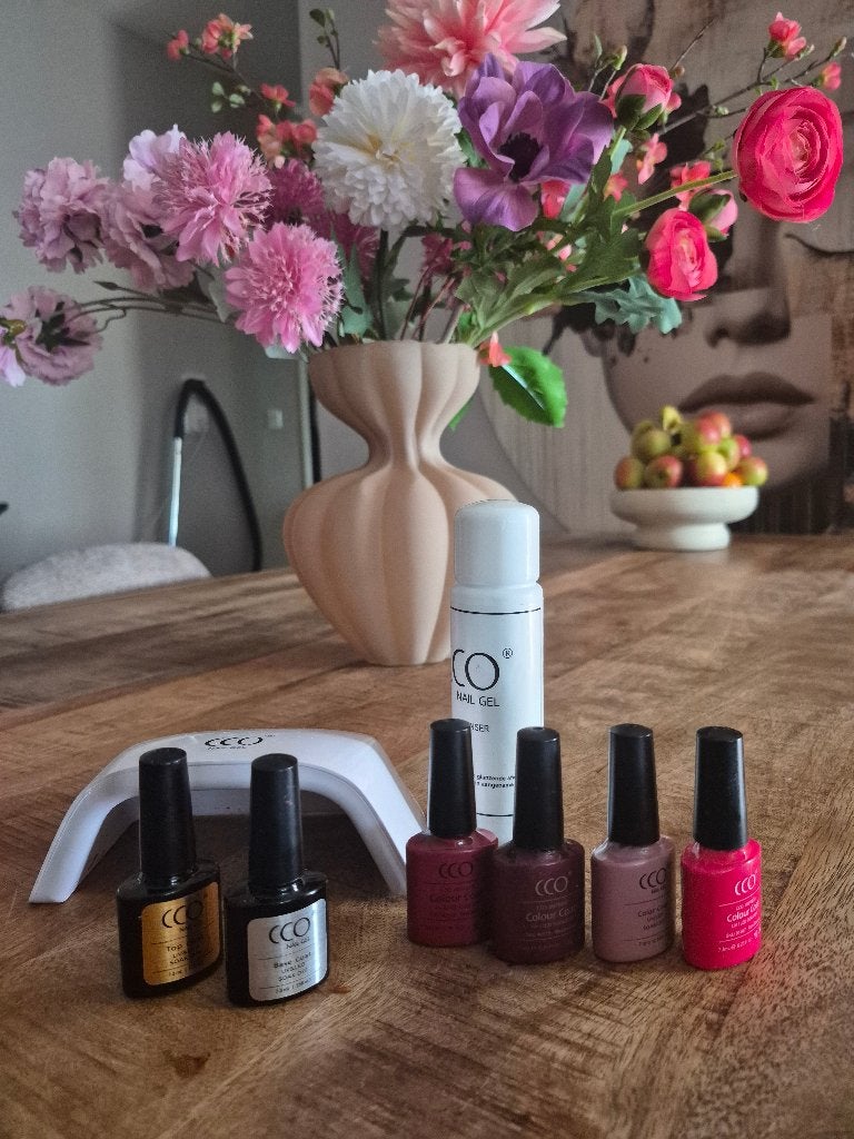 Gellak set, Overige kleuren, Ophalen of Verzenden, Zo goed als nieuw, Handen en Nagels