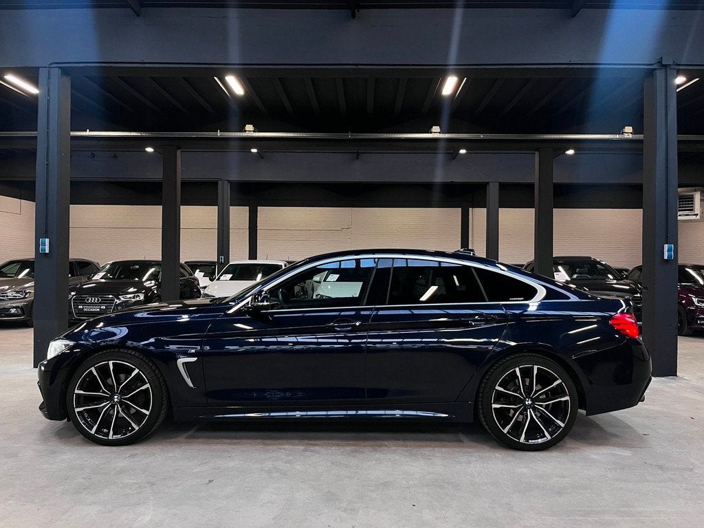 BMW 4-serie Gran Coupé 418i M Sport AngelEyes/Automaat/Lede, Auto's, BMW, Automaat, Gebruikt, Euro 6, Leder en Stof
