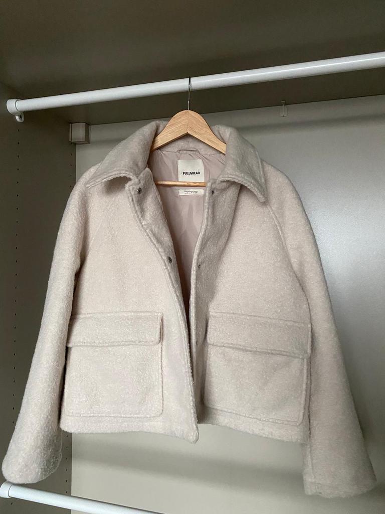 Pull & Bear Jacket, Ophalen of Verzenden, Zo goed als nieuw, Maat 36 (S), Beige