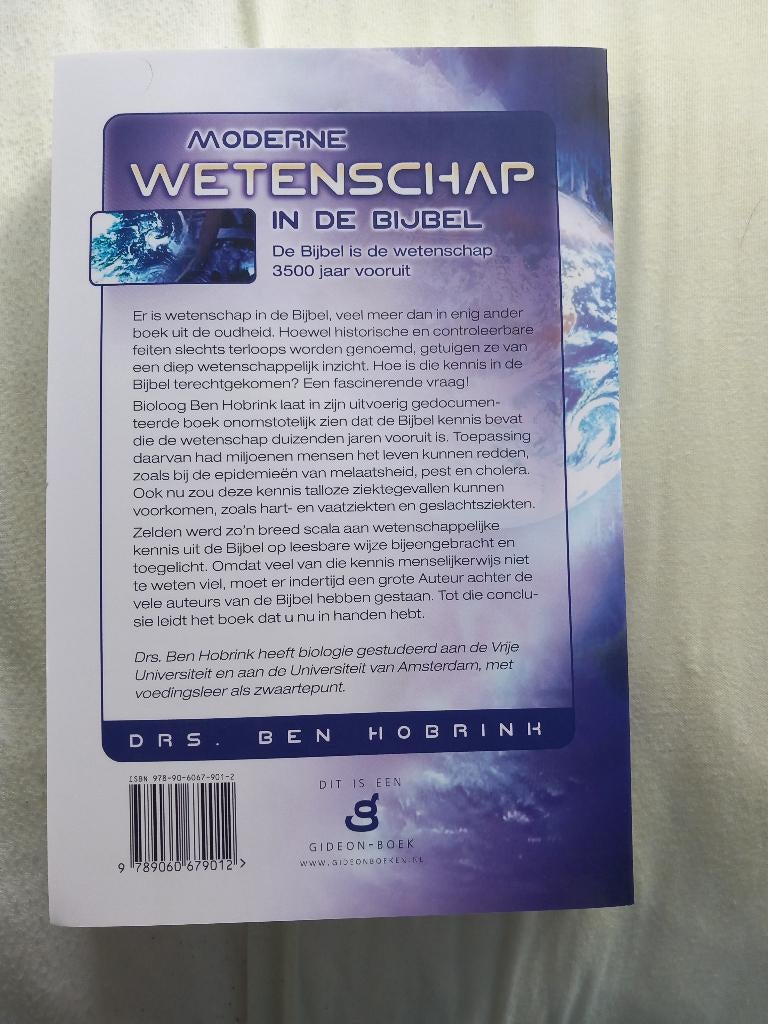 Moderne wetenschap in de Bijbel, Ben Hobrink, Ophalen of Verzenden, Zo goed als nieuw, Natuurwetenschap