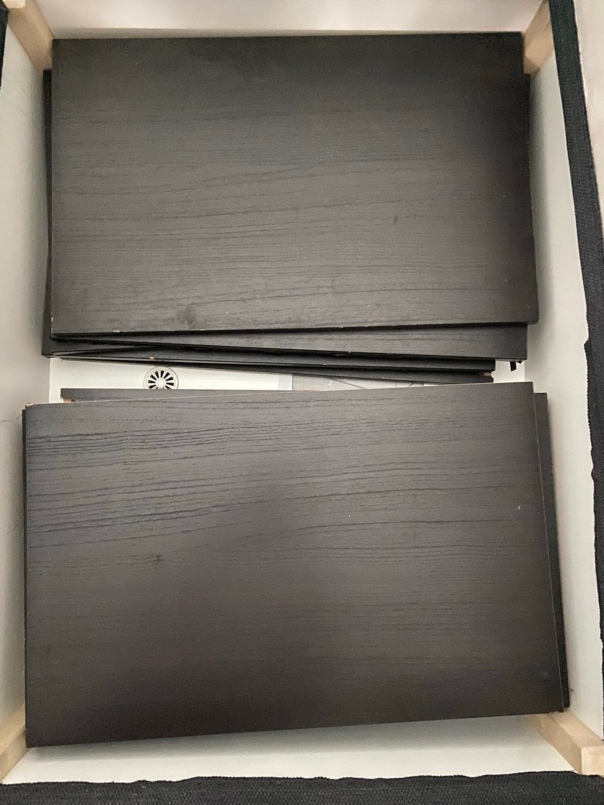 Ikea Besta planken - 13 stuks zwart, Huis en Inrichting, Woonaccessoires | Wandplanken en Boekenplanken, Ophalen, Gebruikt