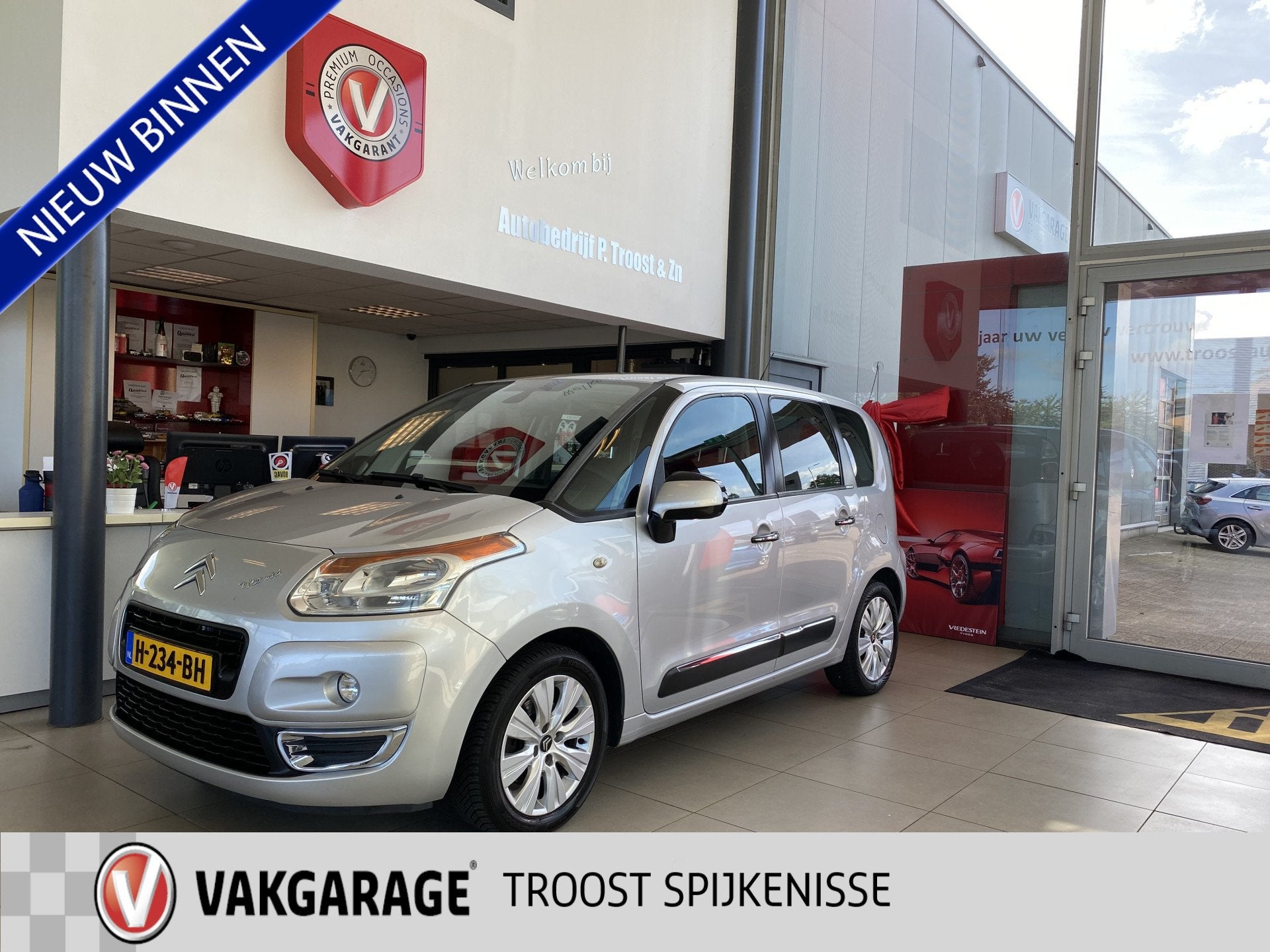 Citroën C3 Picasso 1.6 VTi Aura,Airco,Cruisecontrol,Elektri, Auto's, Voorwielaandrijving, Euro 5, Stof, Gebruikt