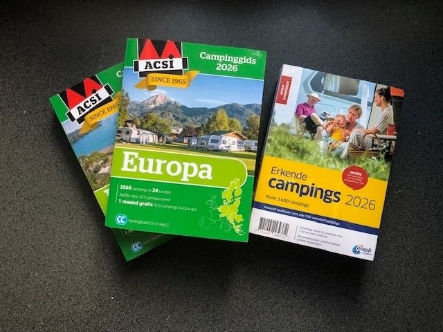 ACSI Campinggids Europa 2026 + ANWB campinggids 2026, Europa, Nieuw, Ophalen of Verzenden, Campinggids
