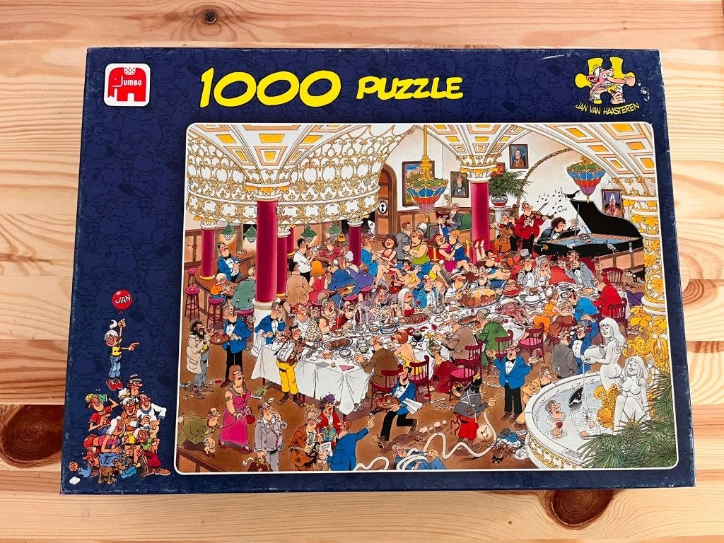 Jan van Haasteren The Wedding / De Bruiloft – 1000 stukjes, Ophalen of Verzenden, 500 t/m 1500 stukjes, Zo goed als nieuw