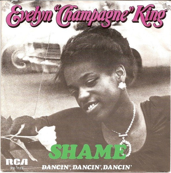 Evelyn "Champagne" King - Shame (Single), Fotohoes, Ophalen of Verzenden, Gebruikt