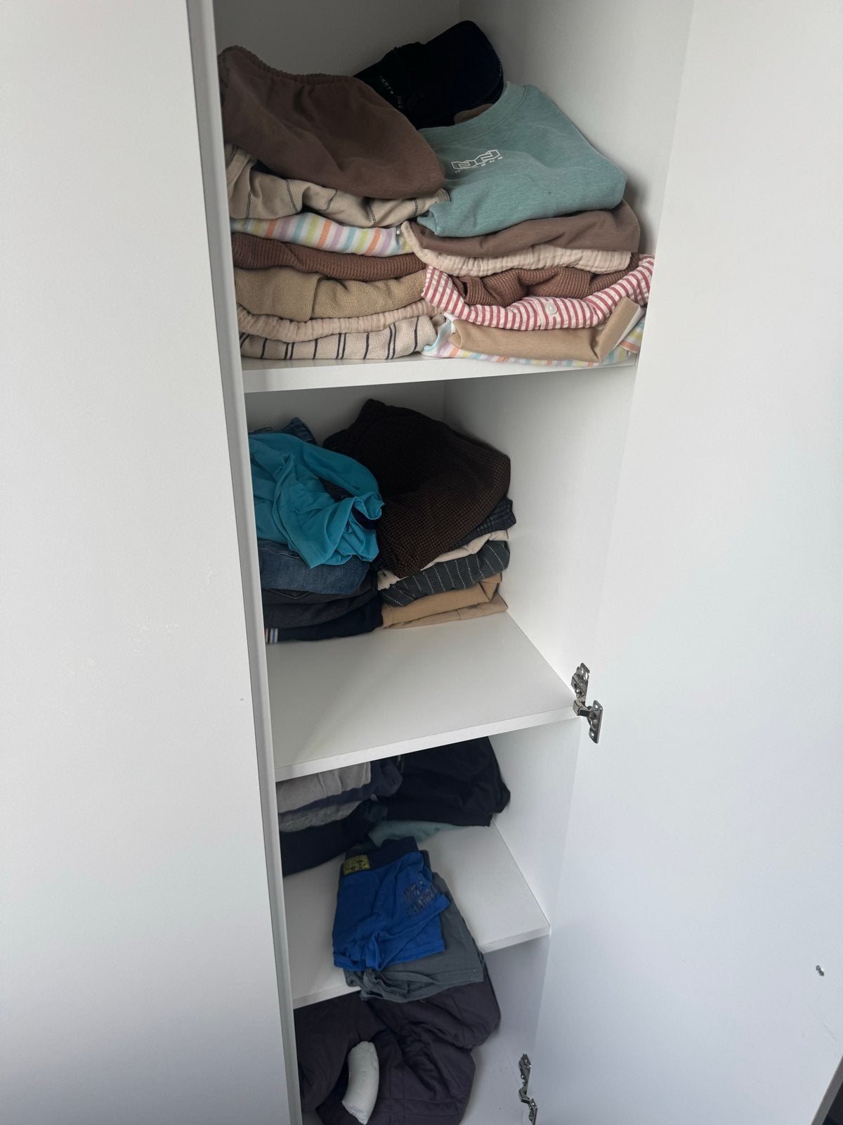 IKEA Kleppstad Kledingkast 3 deuren 117x55x176 cm, Ophalen, Gebruikt, 100 tot 150 cm, 150 tot 200 cm