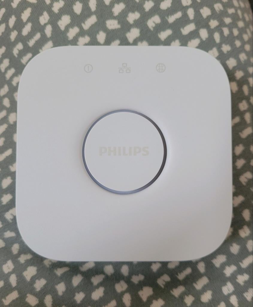 Philips Hue Bridge 2.1 compleet met kabels, Ophalen, Gebruikt, Modern