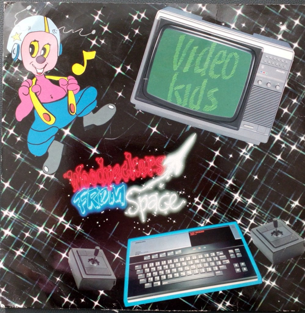 LP - Video Kids - Woodpeckers From Space (1984), Originele persing, Ophalen of Verzenden, Gebruikt, 12 inch