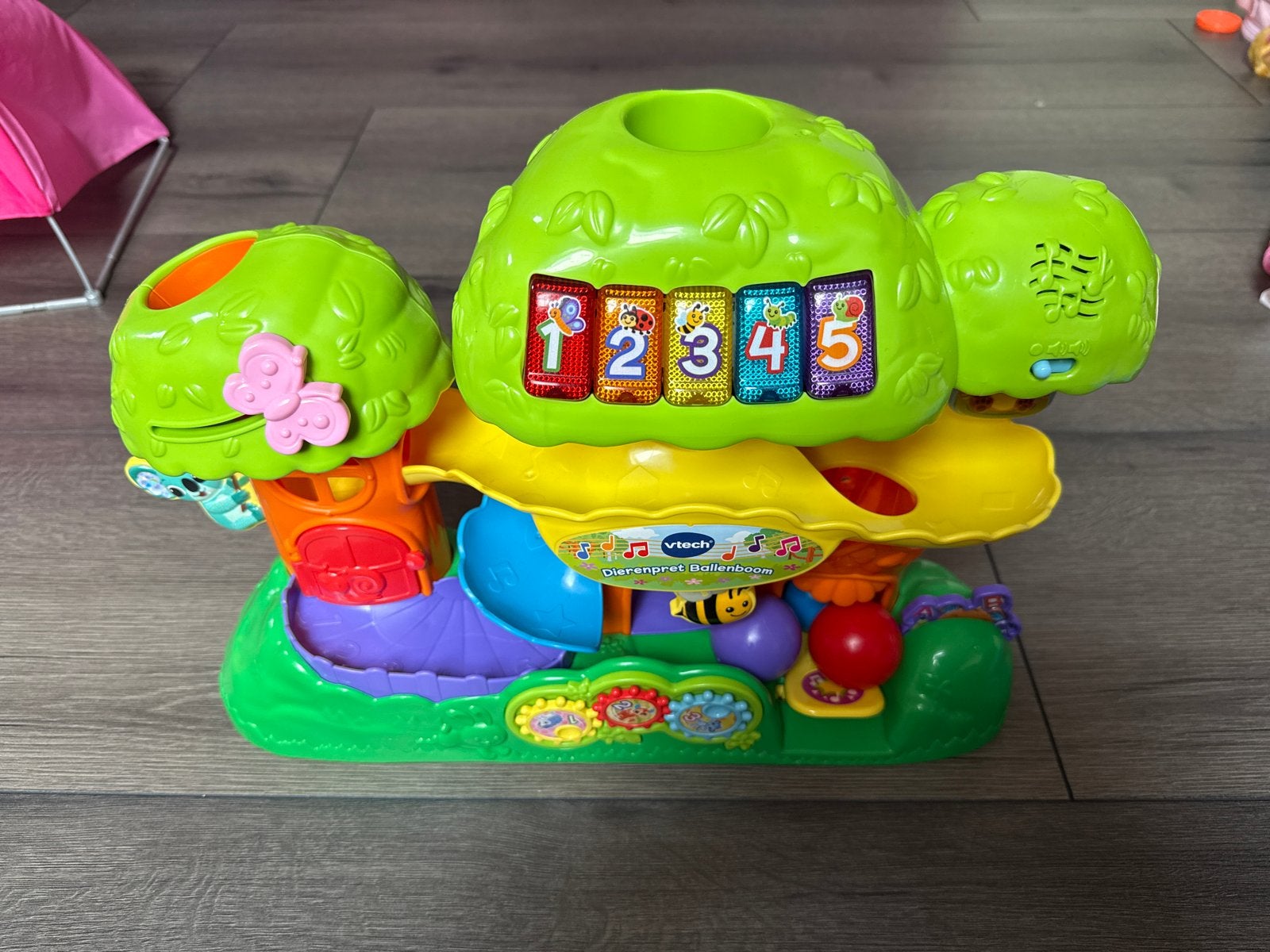 VTech Dierenpret Ballenboom, Kinderen en Baby's, Speelgoed | Babyspeelgoed, Ophalen of Verzenden, Gebruikt, Overige typen, Met licht
