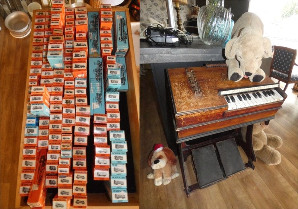 XL Verkoop oud speelgoed Märklin Bing Fleischmann + Huisraad, Ophalen, Gebruikt, Gelijkstroom of Wisselstroom, Overige typen