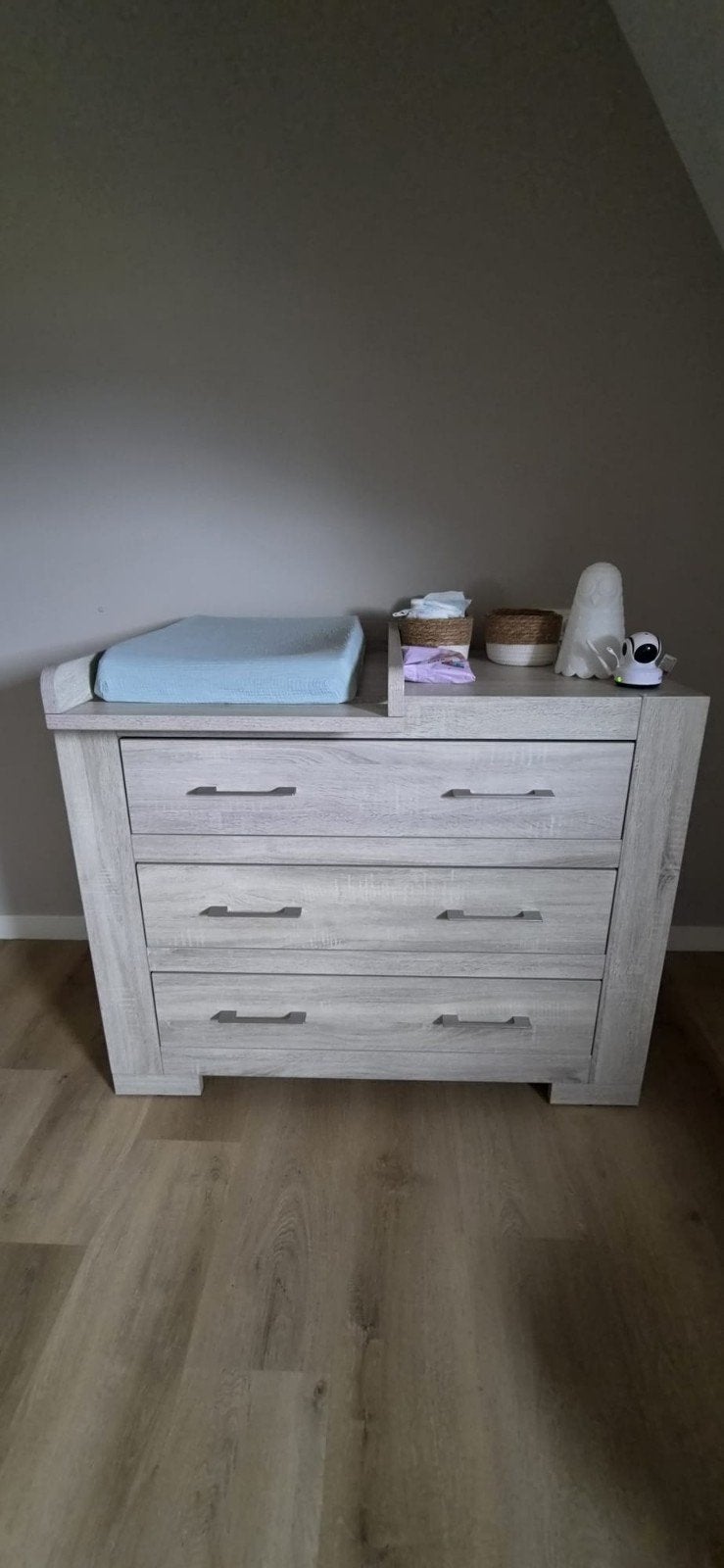 Interbaby Commode met 3 lades incl bladvergroter, Ophalen, Gebruikt, 50 tot 70 cm, 100 cm of meer