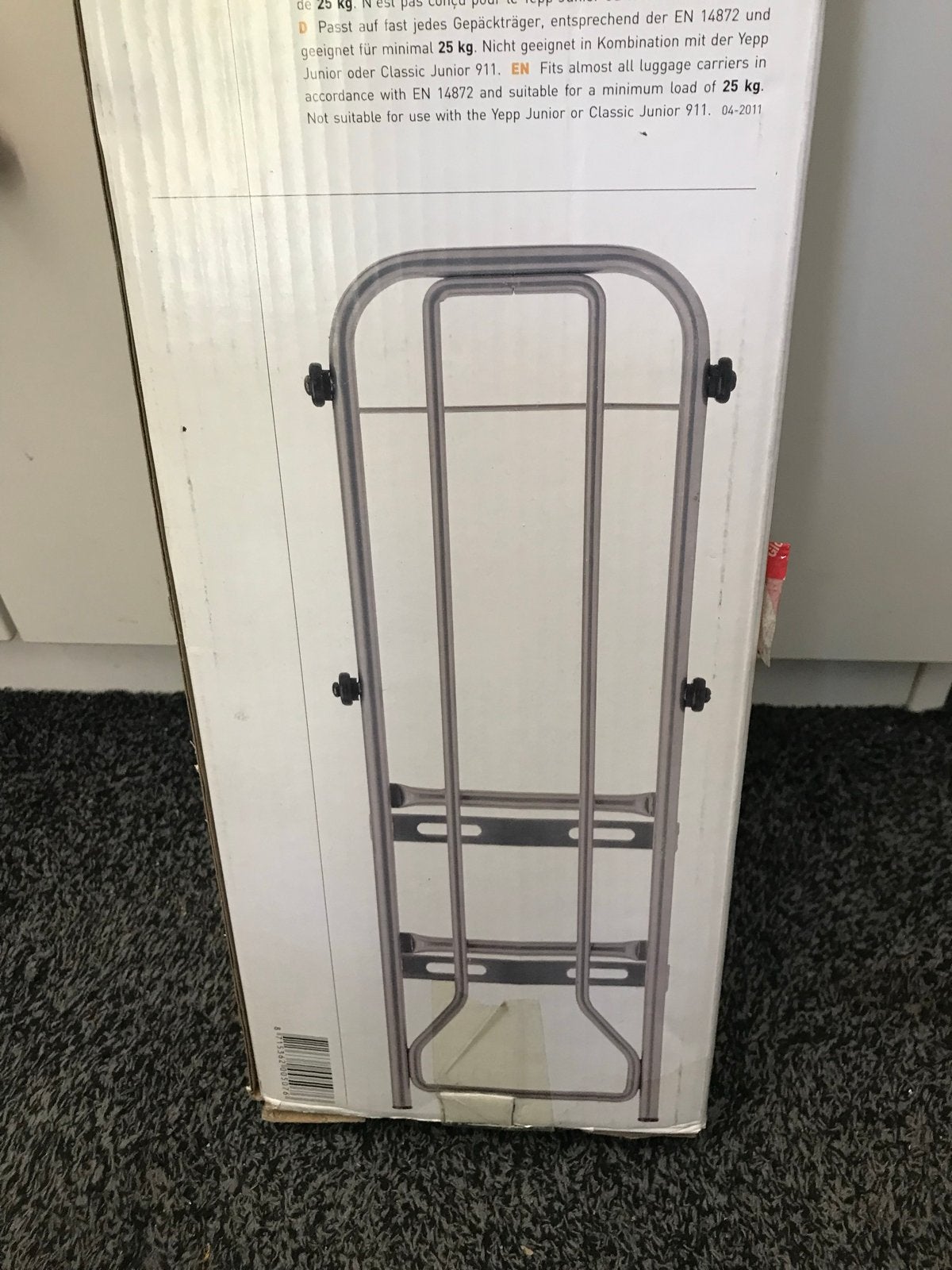 Yepp Easyfit Drager XL - Bagagedrager voor fiets NIEUW, Ophalen of Verzenden, Nieuw