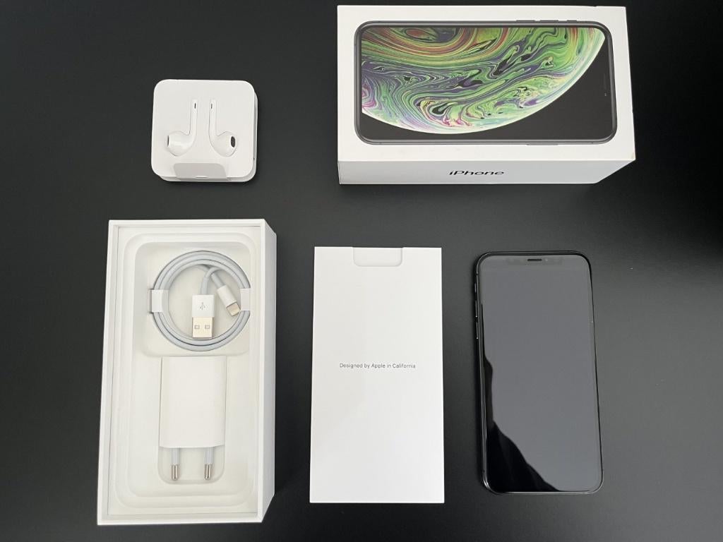 Apple iPhone XS Space Gray 256GB | ZGAN | SimVrij | €199, 256 GB, Zwart, IPhone XS, Ophalen of Verzenden