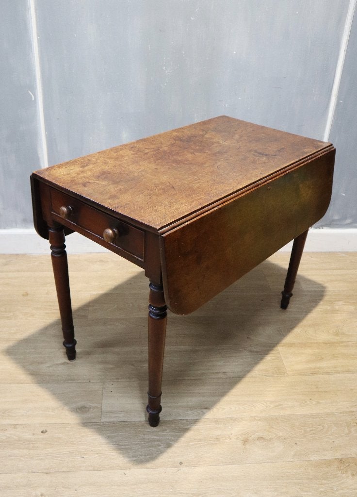 Antieke Engelse Pembroketafel, sidetable, Ophalen of Verzenden