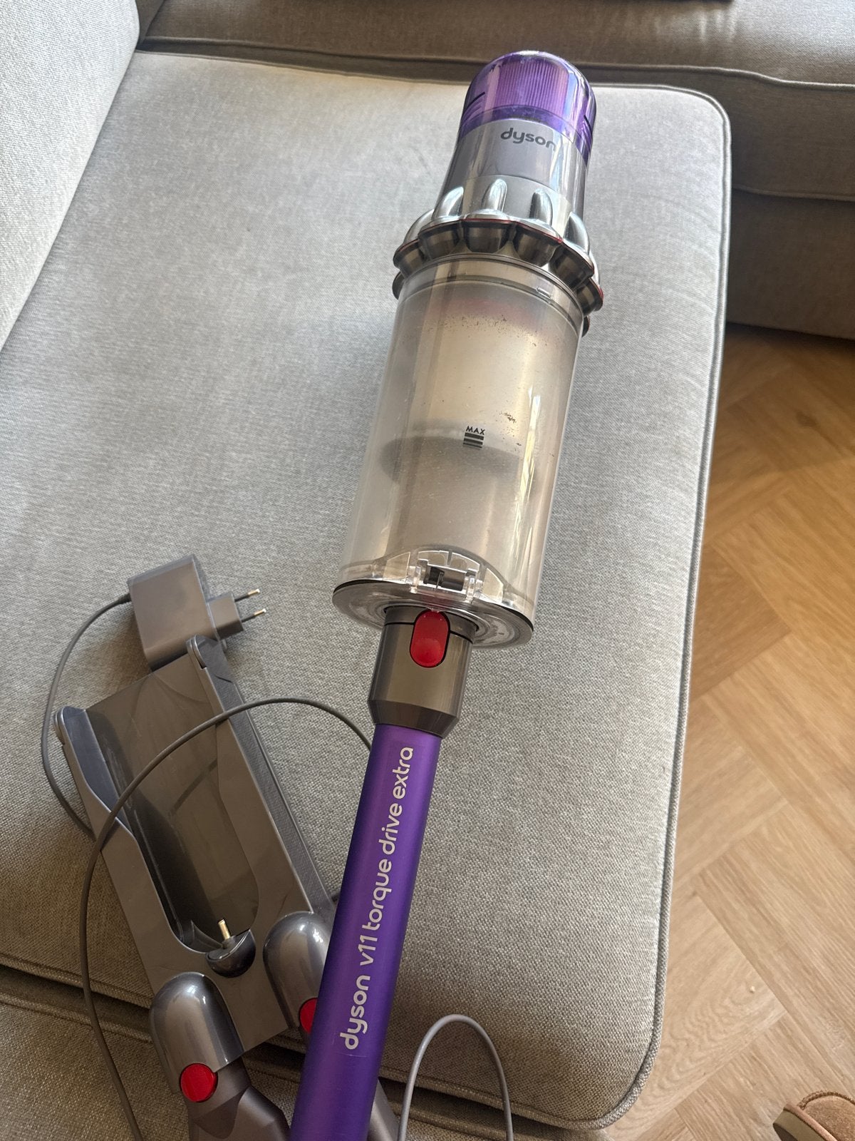 Dyson V11 Torque Drive Extra Steelstofzuiger, Witgoed en Apparatuur, Stofzuigers, Ophalen, Gebruikt, Draadloos, Dyson