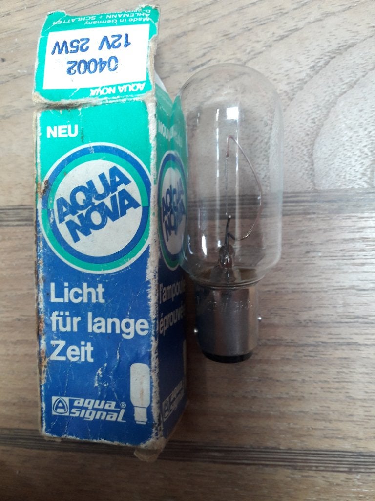 Aqua Signal Gloeilamp 12V/25W, Ophalen of Verzenden, Nieuw, Motor en Techniek