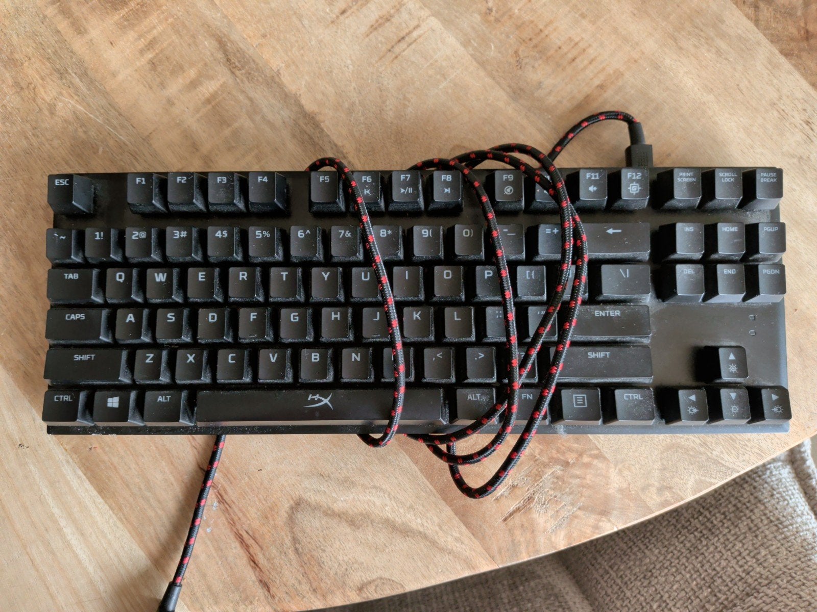 HyperX Alloy FPS Pro toetsenbord Cherry MX rood, Computers en Software, HyperX, Gaming toetsenbord, Azerty, Ophalen of Verzenden