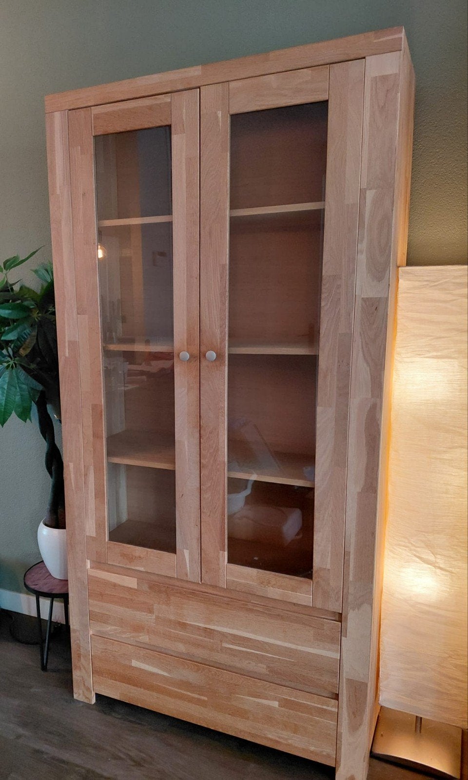 Woood Eiken Meubelset: Servieskast, TV-meubel, Salontafel, Ophalen, Gebruikt, Modern, landelijk, minimalistisch, 100 tot 150 cm