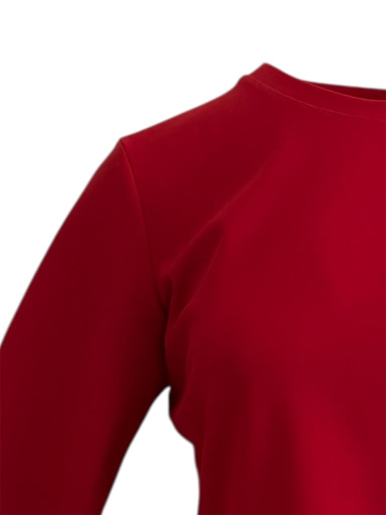 Vanilia shirt S, Ophalen of Verzenden, Zo goed als nieuw, Korte mouw, Rood