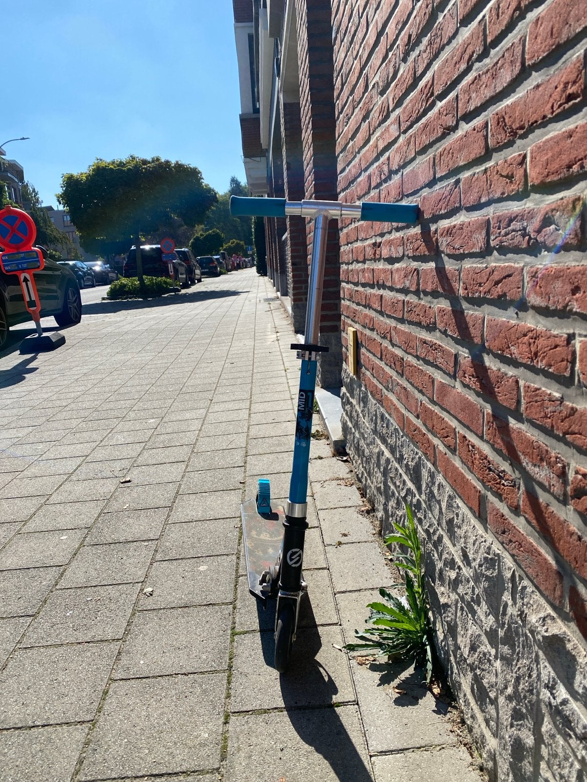 Blauwe Step - Gebruikt, in goede staat, Ophalen of Verzenden, Gebruikt, Gewone step