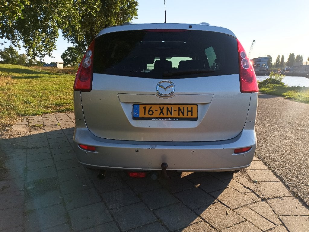 Nette Mazda 5 1.8 | MPV | 7p | zilver | schuifdak | trekhaak, Auto's, 1370 kg, 4 cilinders, 7 stoelen, Origineel Nederlands