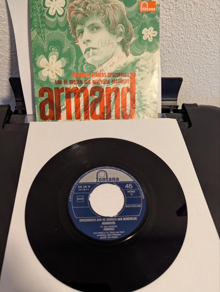 Armand - Bloemen, kinders ( vinyl single), Ophalen of Verzenden, Gebruikt