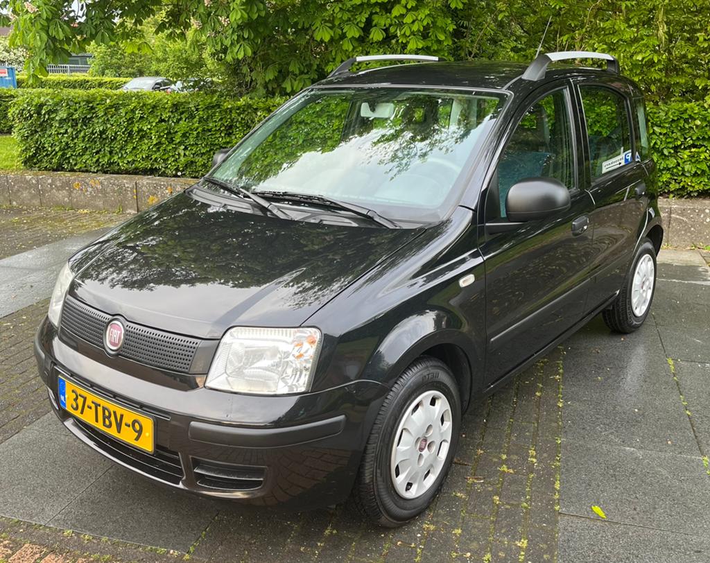 Fiat Panda 1.2 Schakel | 2012 | 100.666 KM, Auto's, 40 €/maand, Panda, Zwart, Origineel Nederlands