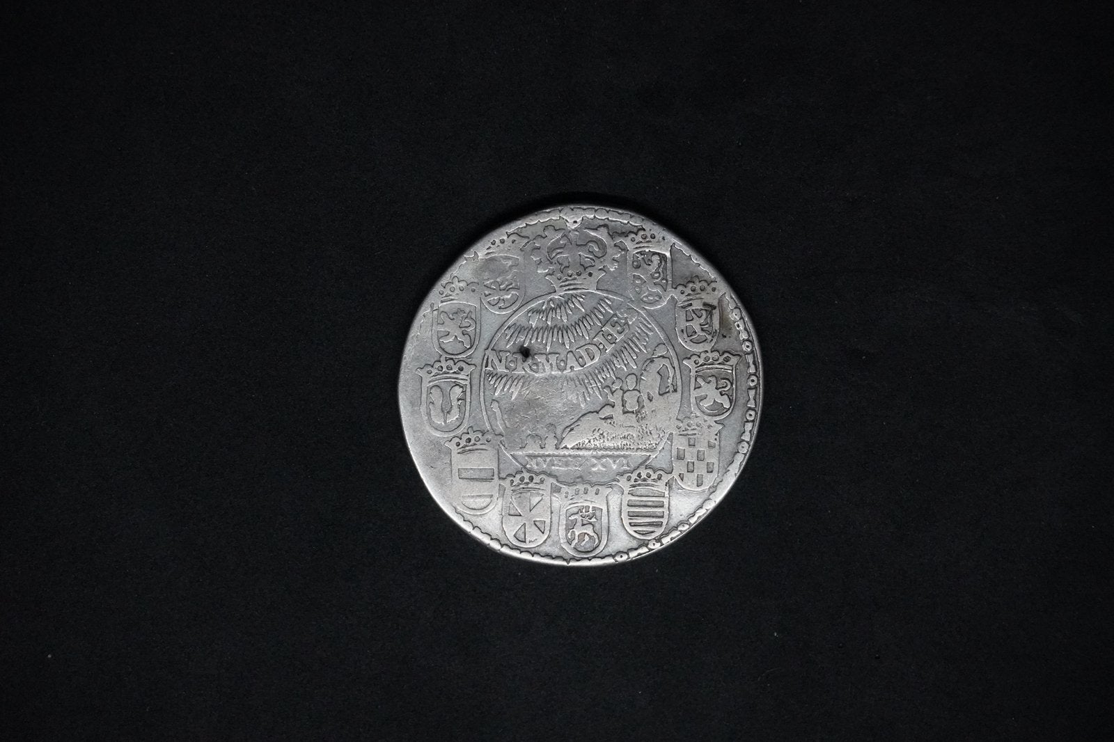 Zeldzame zilveren Rebellentaler 1595 –Brunswick-Wolfenbüttel, Postzegels en Munten, Ophalen of Verzenden, Zilver