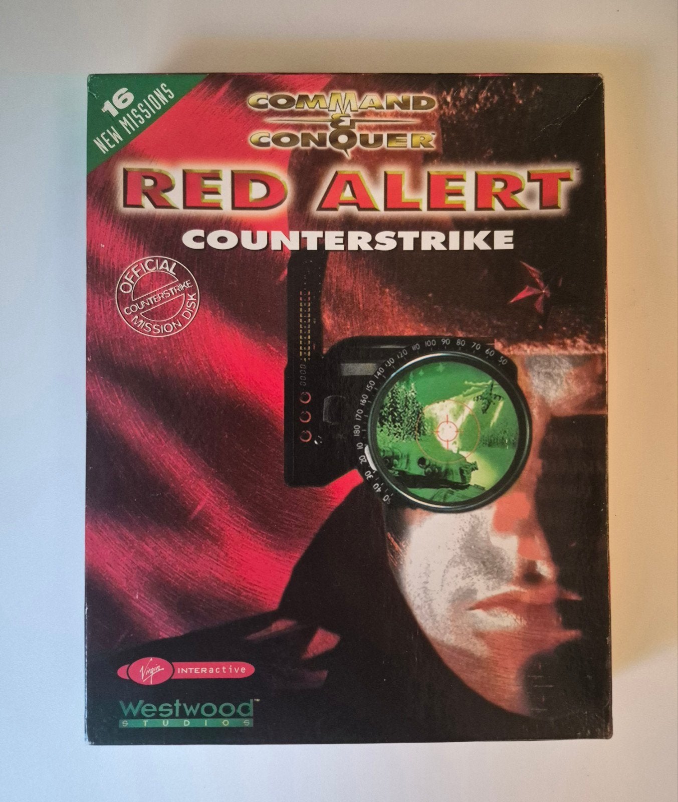 Command & Conquer C&C Red Alert Counterstrike PC big box, Online, Gebruikt, Ophalen of Verzenden, 3 spelers of meer