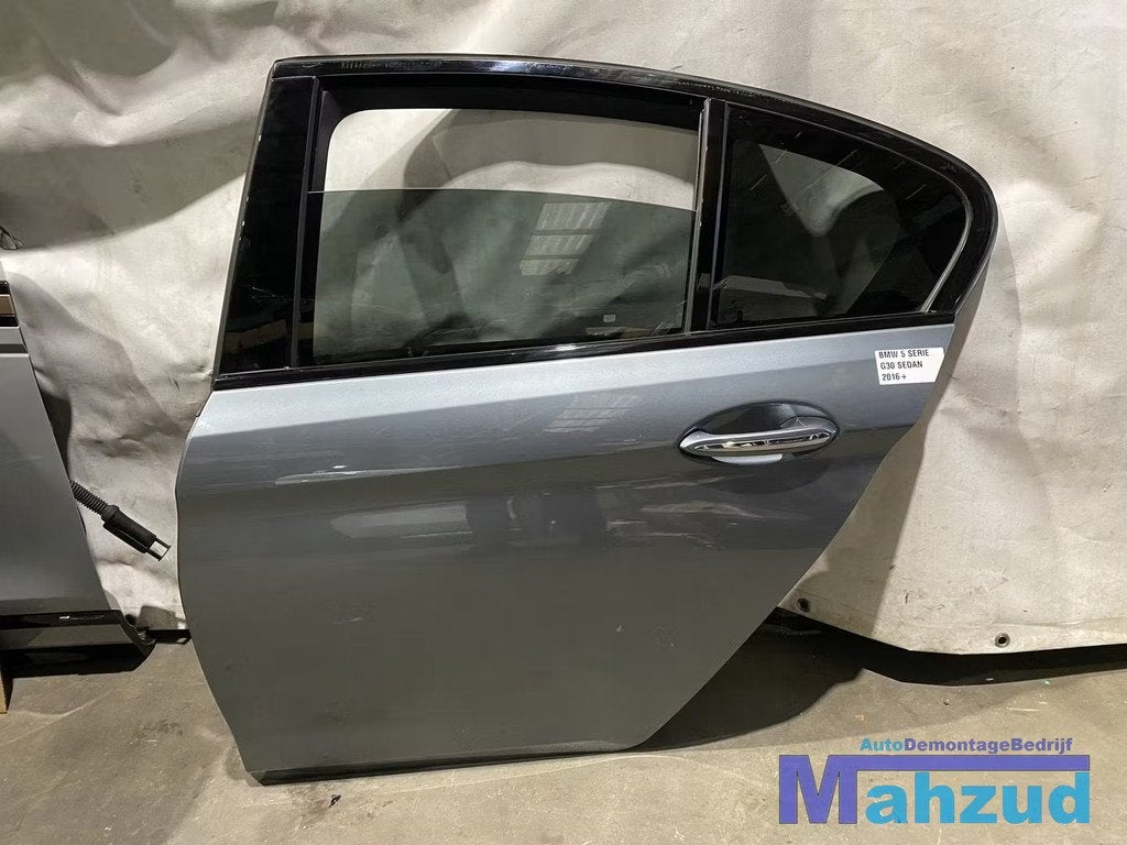 BMW 5 SERIE G30 SEDAN Grijs Links achter deur portier 2016+, Auto-onderdelen, Carrosserie en Plaatwerk, Deur, BMW, Achter, Links