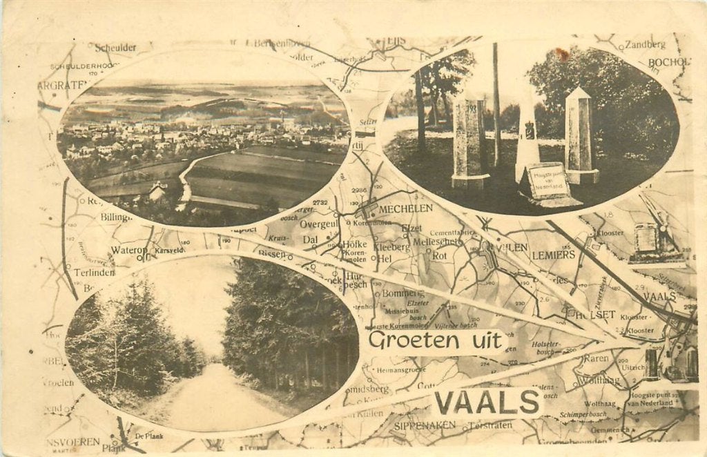 701-160-039 Vaals, Verzenden, Voor 1920, Limburg