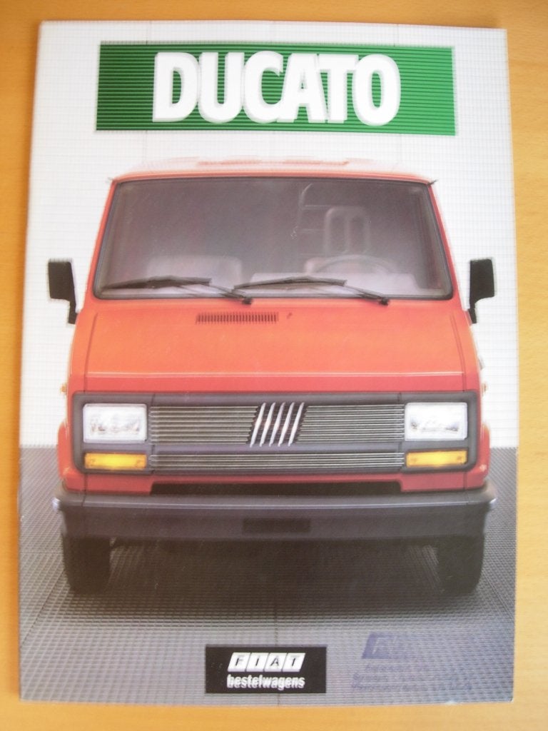 Fiat Ducato Brochure 1986, Ophalen of Verzenden, Zo goed als nieuw, Overige merken, Fiat