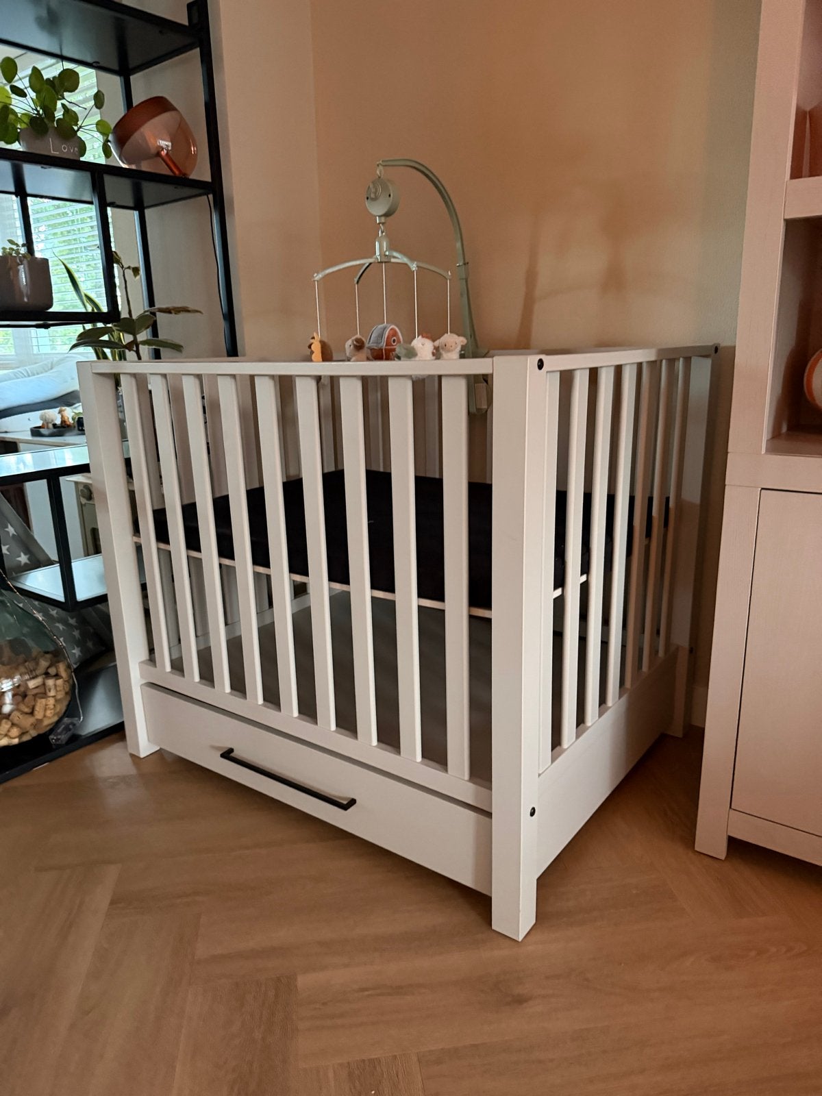 Europe Baby Casper Box Met Lade & Matras Oatmeal + matrasje, Ophalen, Gebruikt, Overige typen
