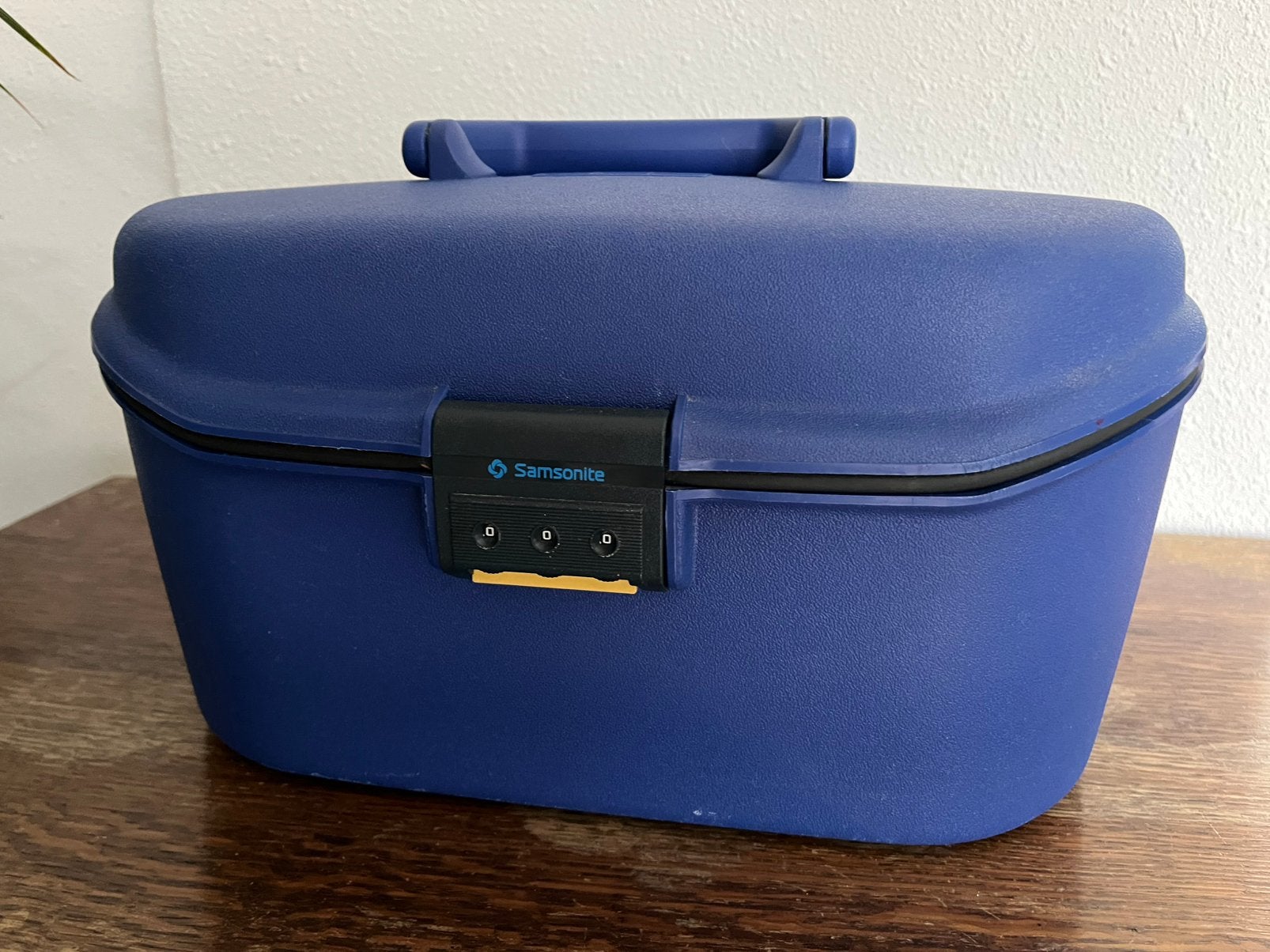 beautycase Samsonite blauw, Ophalen, Zo goed als nieuw, Blauw