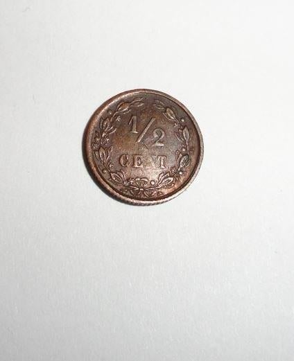 Munt Halve Cent Nederland 1894, Postzegels en Munten, Munten | Nederland, Ophalen of Verzenden, Koningin Wilhelmina, Overige waardes