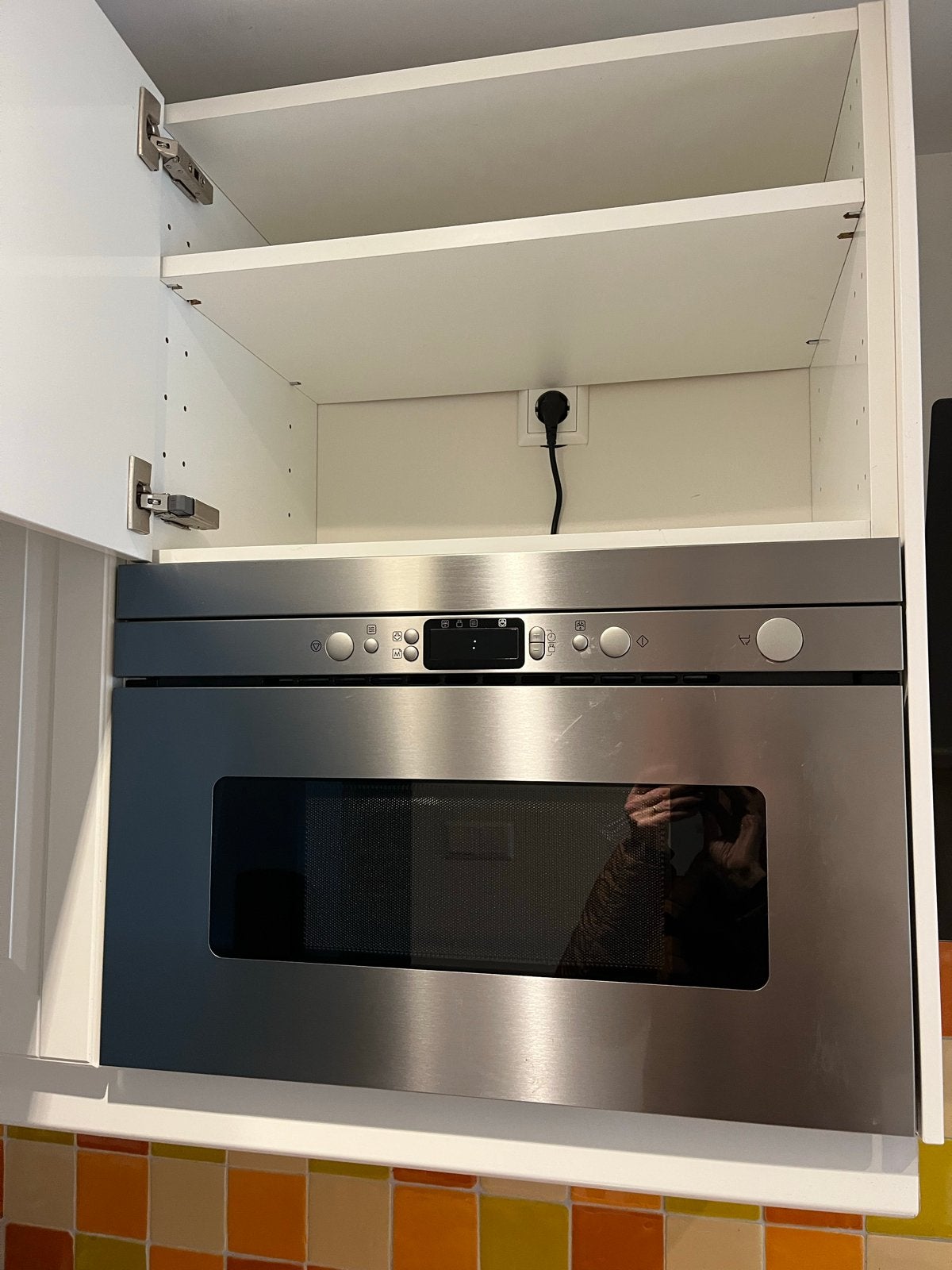 Inbouw magnetron RVS, Ophalen, Gebruikt, Magnetron, Inbouw