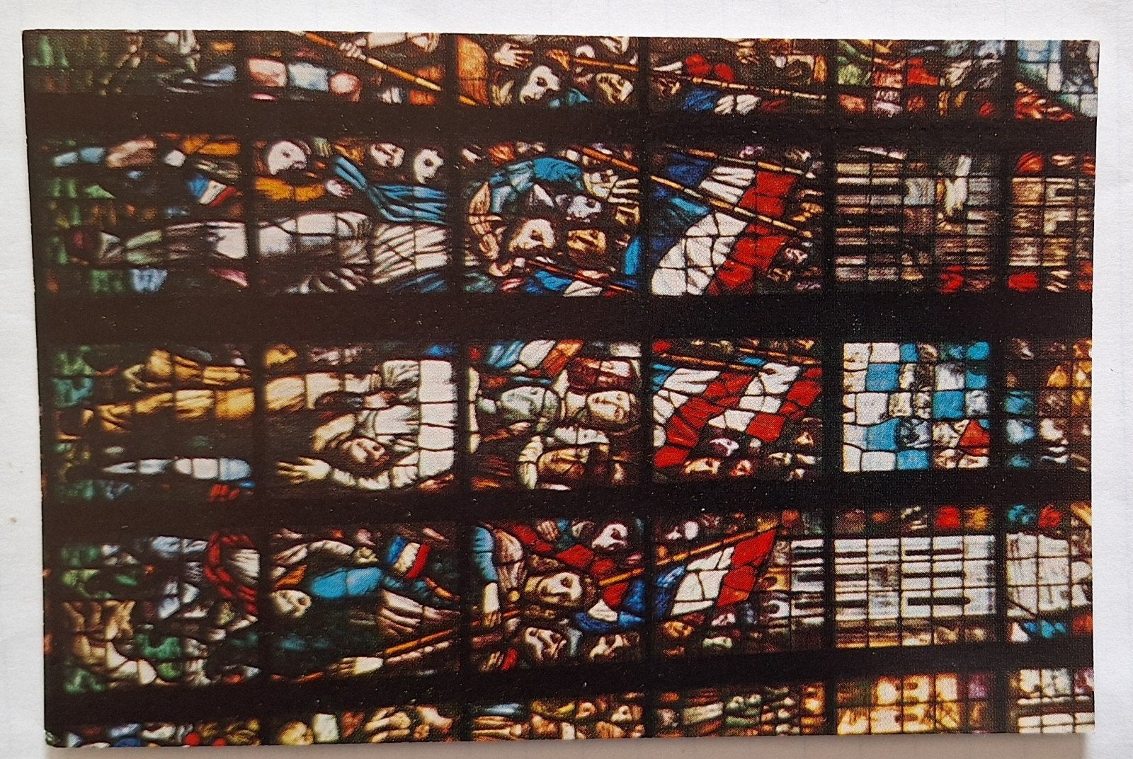 A.kaart Gouda, St. Janskerk, Bevrijdingsglas Charles Eyc, Ophalen of Verzenden, 1940 tot 1960, Ongelopen, Gebouw