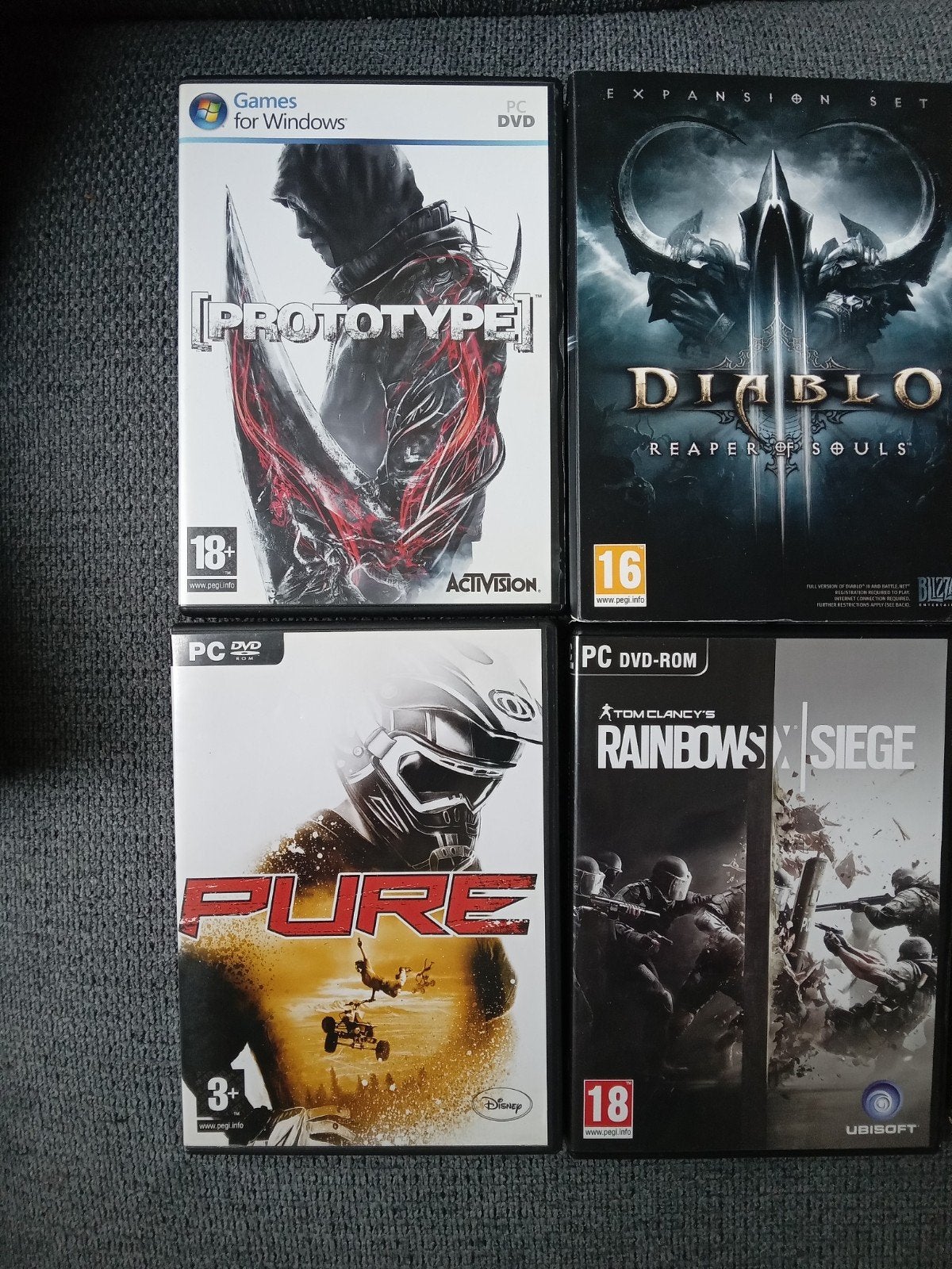 diverse PC games dvd-rom, Gebruikt, 1 speler, Eén computer, Ophalen of Verzenden