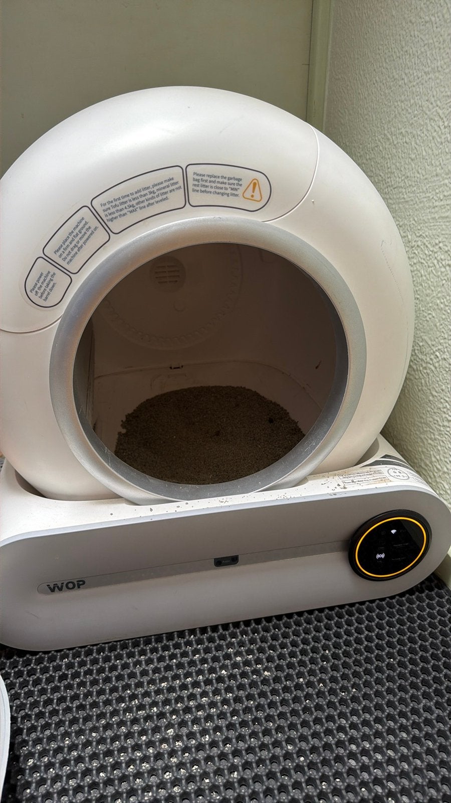 WOP kattenbak, Ophalen, Zelfreinigend, Gebruikt, Open