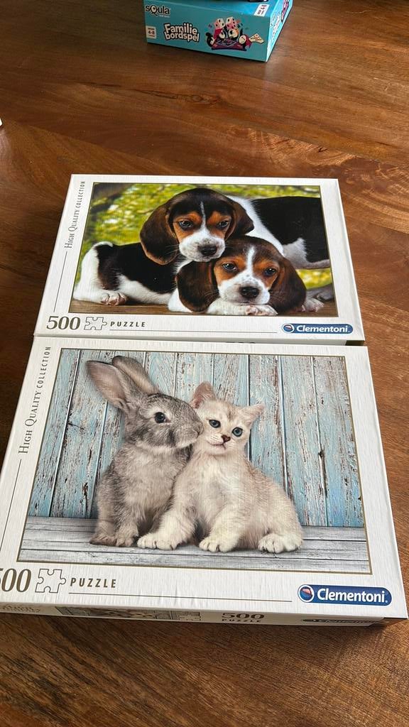 Clementoni puzzels, Hobby en Vrije tijd, Ophalen of Verzenden, 500 t/m 1500 stukjes, Zo goed als nieuw
