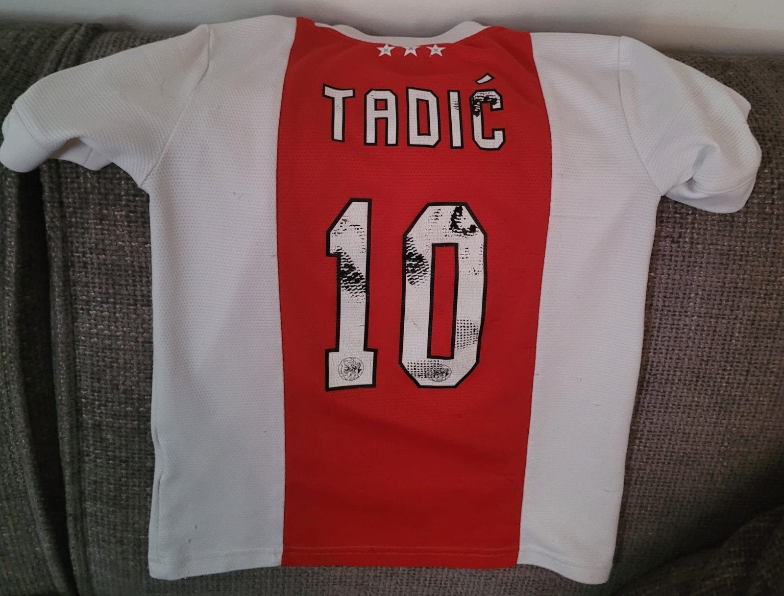 Ajax shirt maat 140 9-10 jaar tadic afca johan cruyff, Ophalen of Verzenden, Zo goed als nieuw, Ajax, Shirt