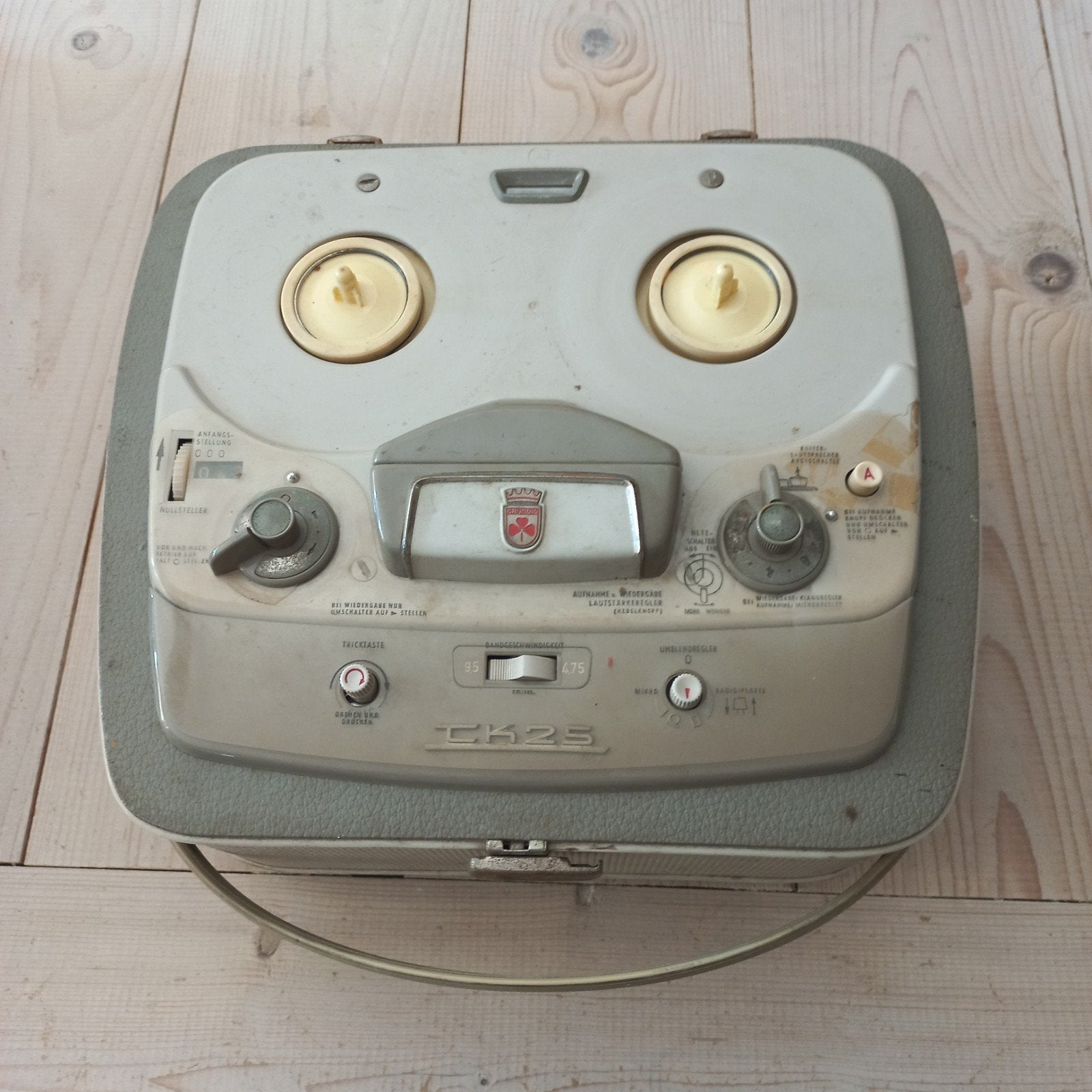 Vintage Grundig TK25 Bandrecorder - Werkend, Ophalen, Bandrecorder