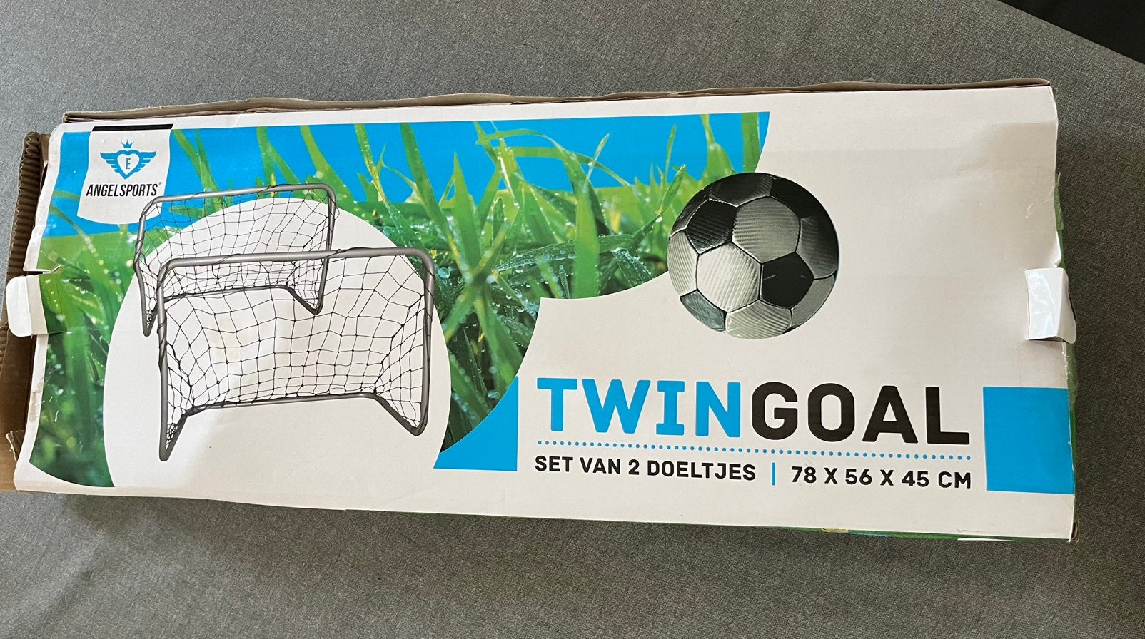 Angel Sports Twin Goal set v 2 metalen doeltjes 785645 cm, Ophalen, Zo goed als nieuw