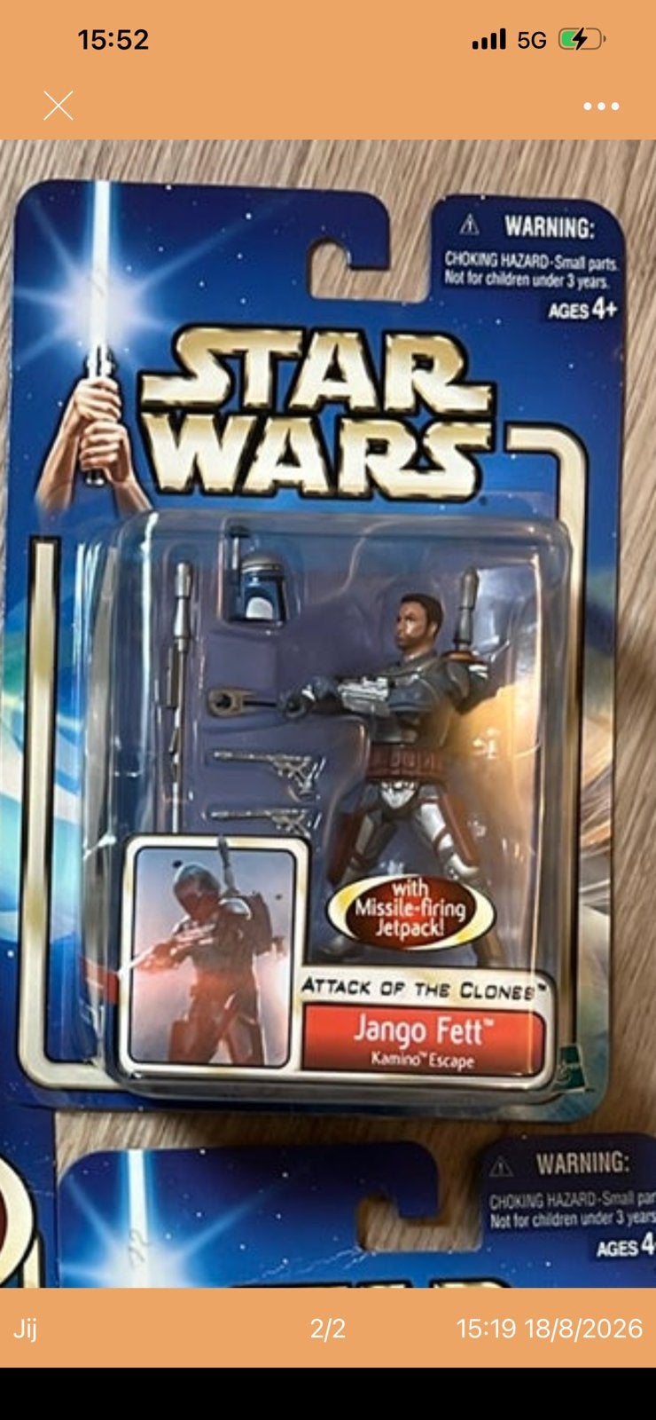 Jango, Verzamelen, Star Wars, Ophalen of Verzenden, Zo goed als nieuw, Actiefiguurtje