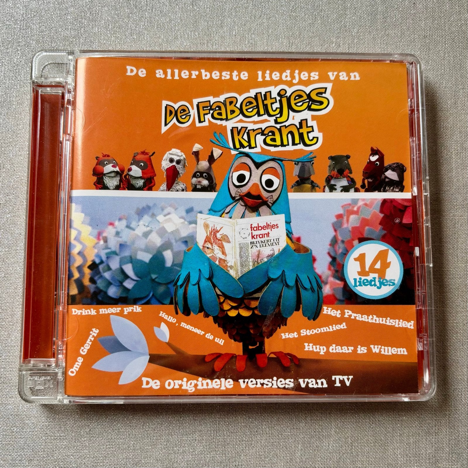 De Fabeltjeskrant - De allerbeste liedjes (CD), Gebruikt, Ophalen of Verzenden, Muziek, Inclusief doosje