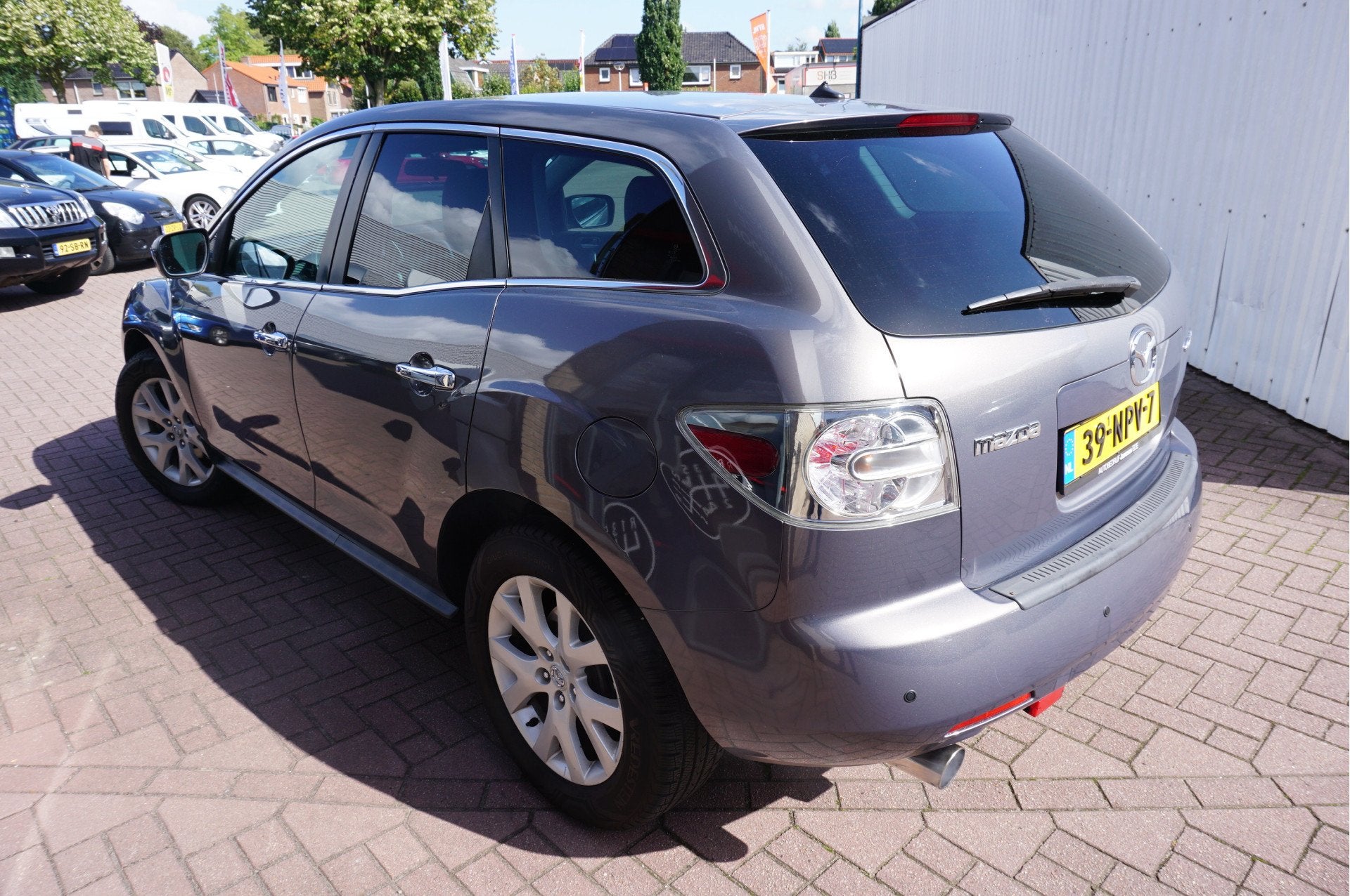 Mazda CX-7 2.3I Turbo Touring Automaat (bj 2008), Auto's, Automaat, Gebruikt, Zwart, 2261 cc