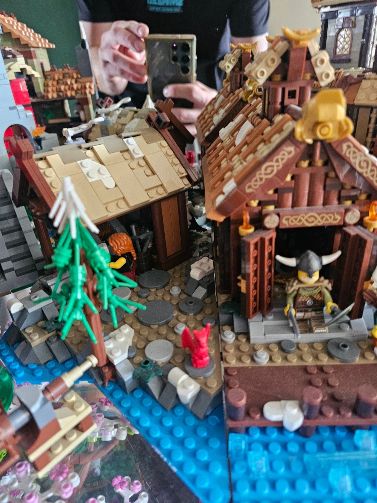 Grote LEGO Viking en Kasteel Display - Unieke Bouwwerken, Ophalen of Verzenden, Zo goed als nieuw