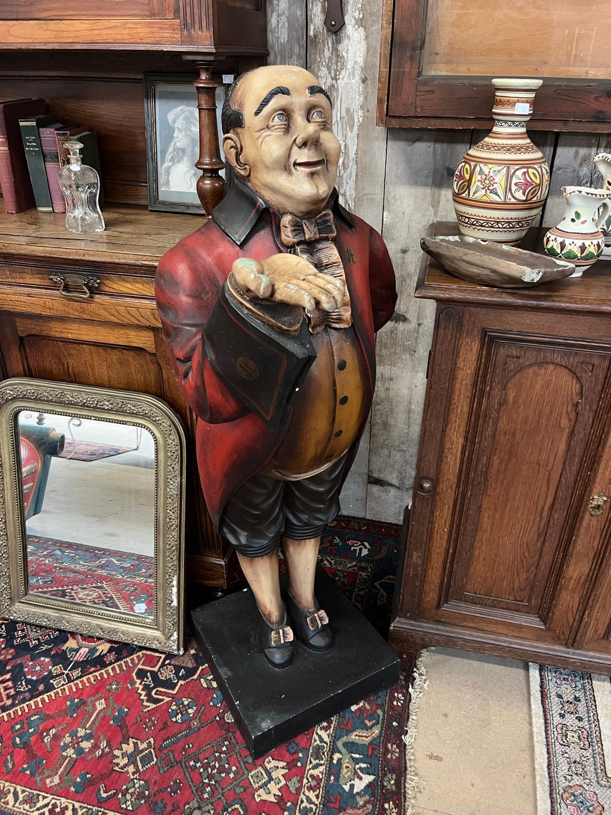 Unieke Butler Beeld 'JT' van Polyester - 135cm Hoog, Ophalen